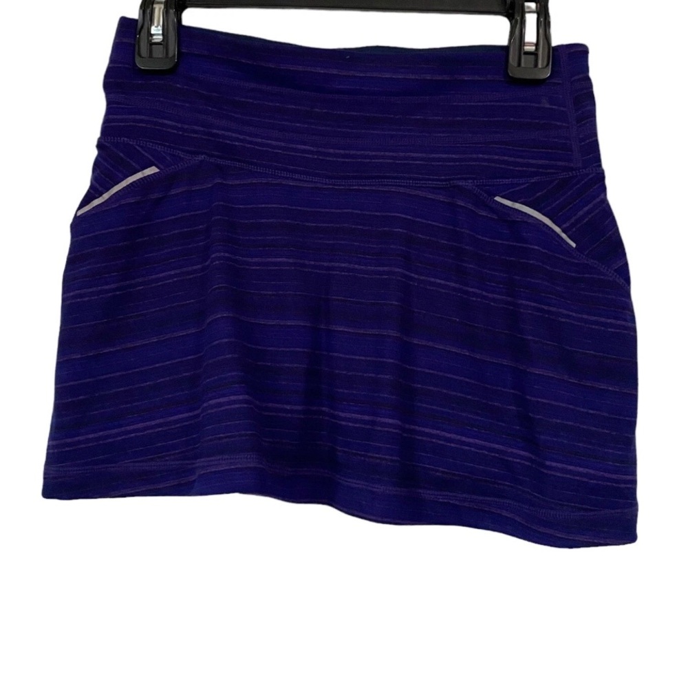 Athleta relay striped women’s skort shorts size medium tennis golf pickleball